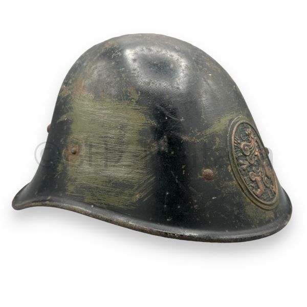 nederlandse m38 marechaussee helm zonder binnenwerk
