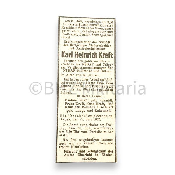 nsdap dienstauszeichnung ordenschnalle 10 & 15 jaar