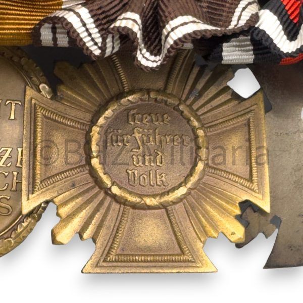 ordenschnalle kvk, frontkämpfer, dienstausz nsdap en westwall