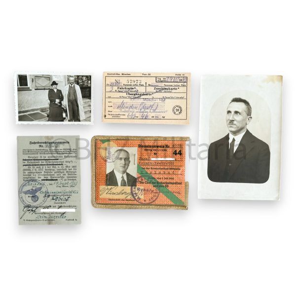dienstausweis sicherheitspolizei 1944 gruppe