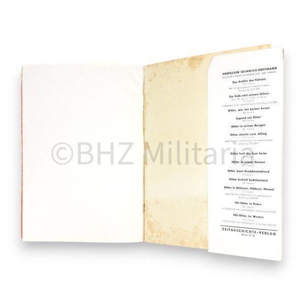 fotoboek heinrich hoffmann hitler abseits vom alltag