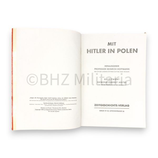 fotoboek heinrich hoffmann mit hitler in polen