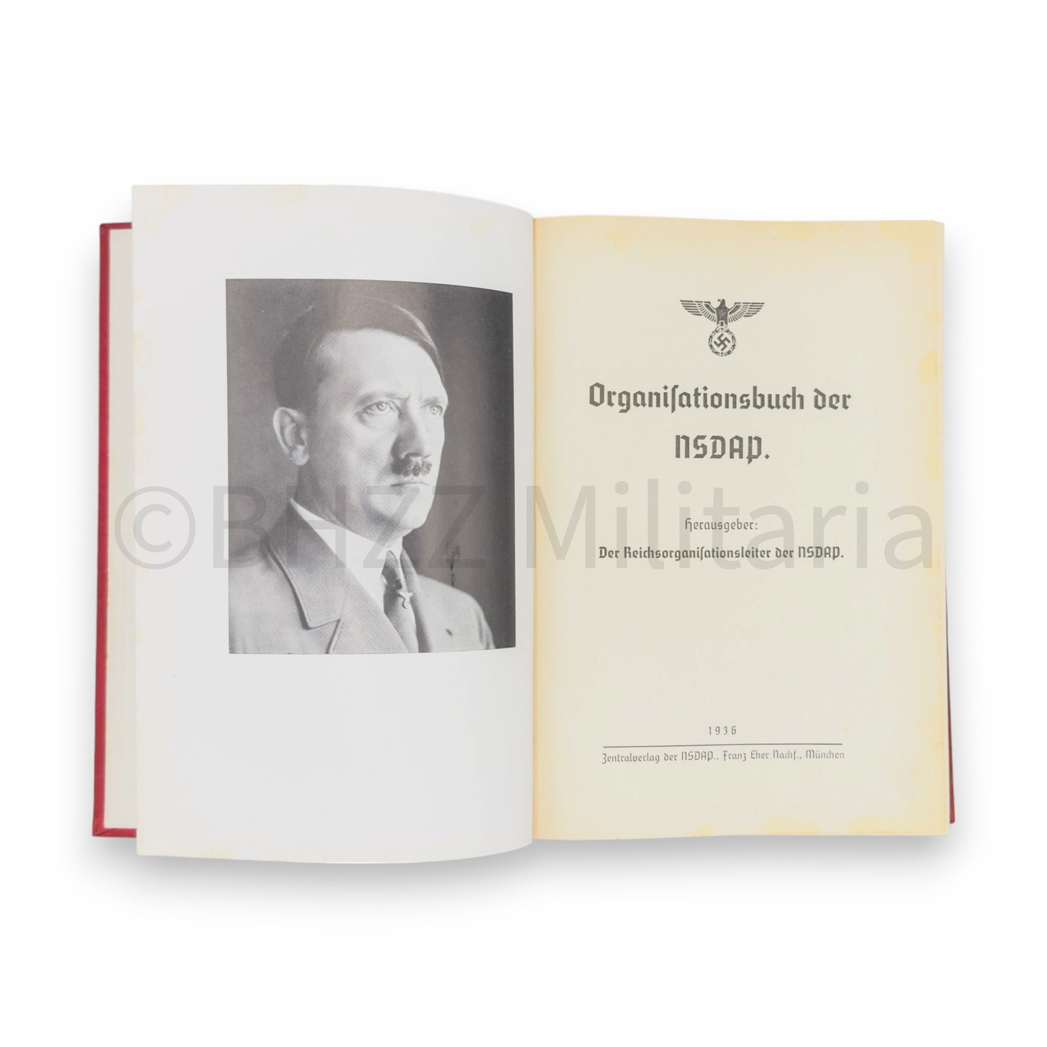 Organizations book of the NSDAP 1936 - BHZ Militaria