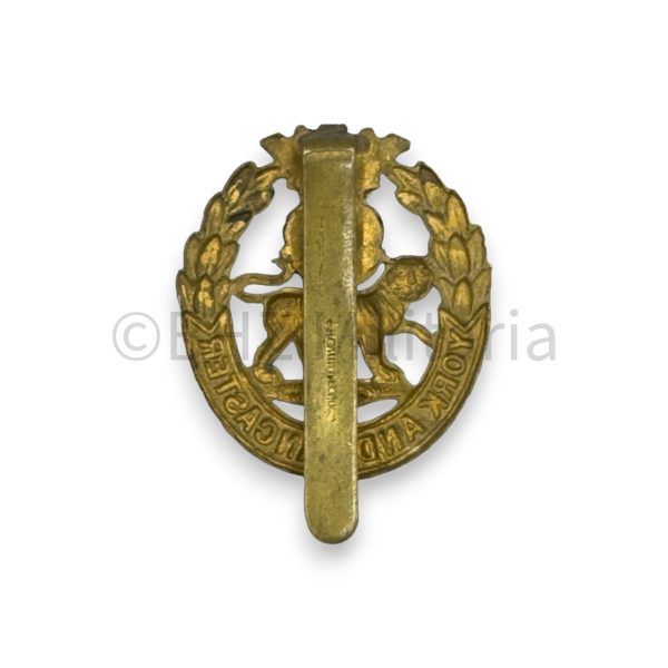 british army york and lancaster regiment cap badge