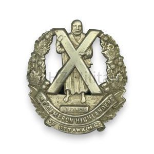 british army cameron highlanders regiment cap badge