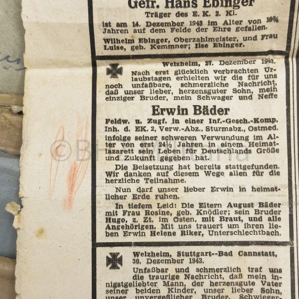 feldpost van 2 broers 1938 t/m 1943