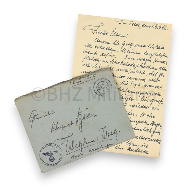 feldpost van 2 broers 1938 t/m 1943