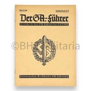 der sa führer – zeitschrift der sa führer der nsdap – sonderdruck 8/9