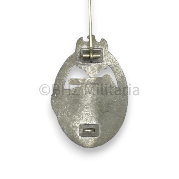 panzerkampfabzeichen in silber "pillow crimp"