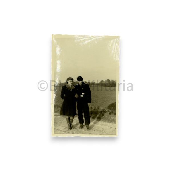 besitzzeugnis 2e stufe panzerkampfabzeichen silber met foto's en brief 10