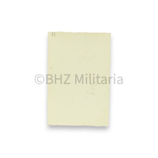besitzzeugnis 2e stufe panzerkampfabzeichen silber met foto's en brief 11