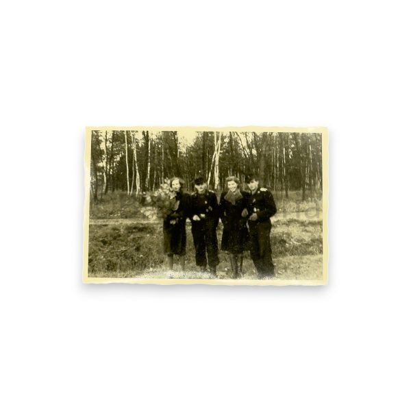 besitzzeugnis 2e stufe panzerkampfabzeichen silber met foto's en brief 12