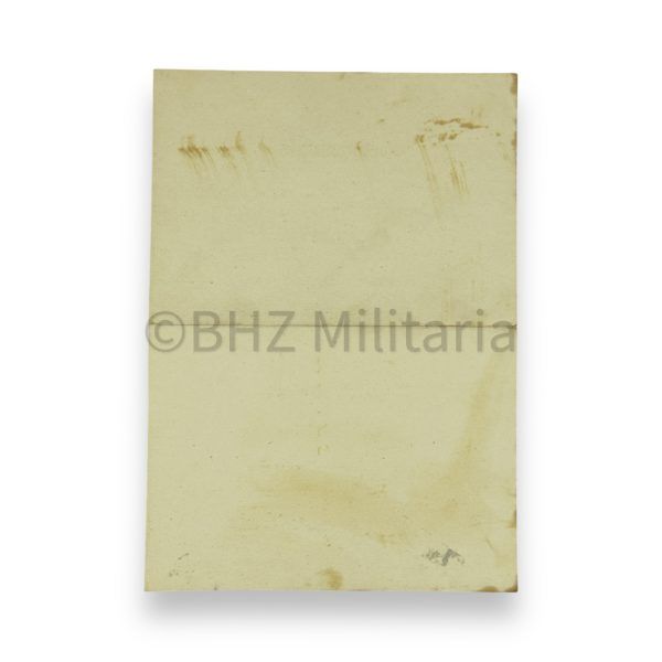 besitzzeugnis 2e stufe panzerkampfabzeichen silber met foto's en brief 23