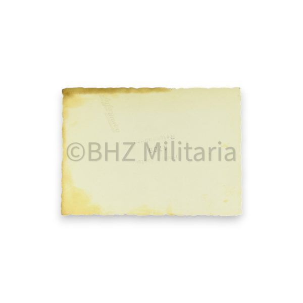 besitzzeugnis 2e stufe panzerkampfabzeichen silber met foto's en brief 7
