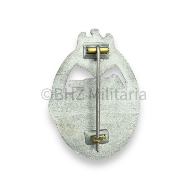 panzerkampfabzeichen in silber "pillow crimp"