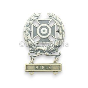 us army expert marksmanship badge rifle sterling