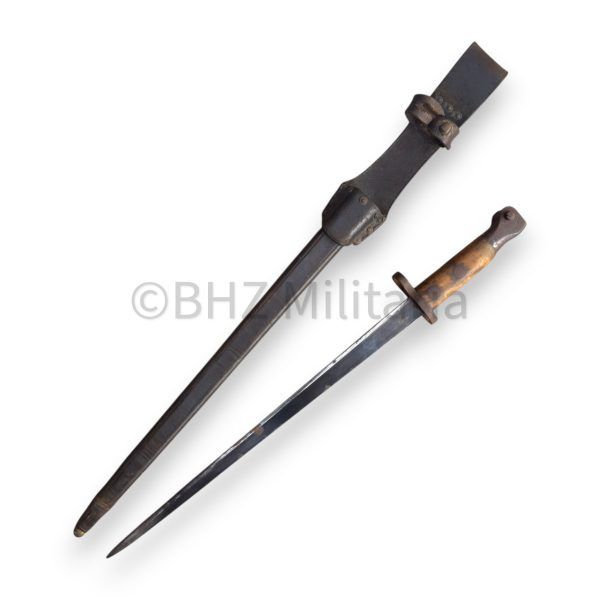 hembrug bajonet m95 met leren schede