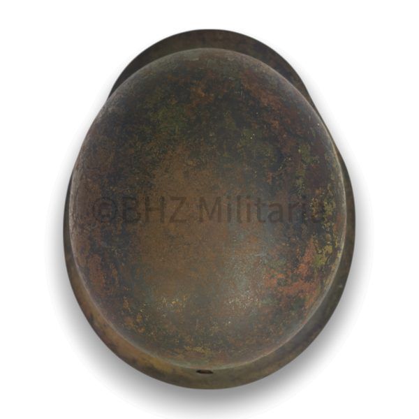 m42 lw felddivision 2 kleuren camo helm et66 met band & gaas afdruk