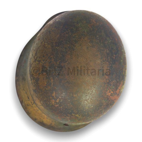 m42 lw felddivision 2 kleuren camo helm et66 met band & gaas afdruk