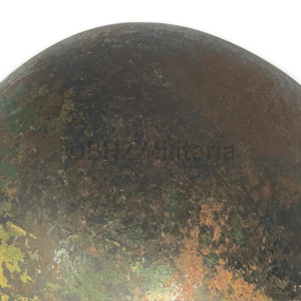 m42 lw felddivision 2 kleuren camo helm et66 met band & gaas afdruk