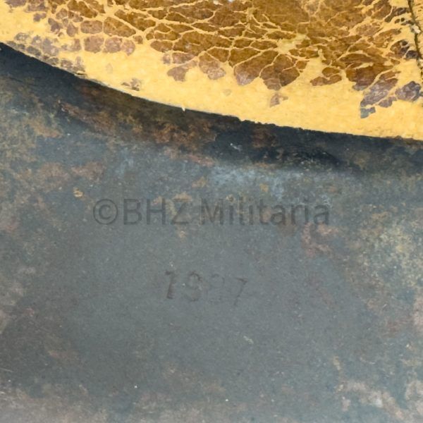 m42 lw felddivision 2 kleuren camo helm et66 met band & gaas afdruk