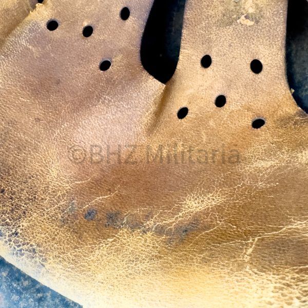 m42 lw felddivision 2 kleuren camo helm et66 met band & gaas afdruk