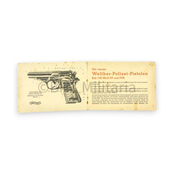 walther ppk doos, gebruiksaanwijzing etc (zeldzaam)