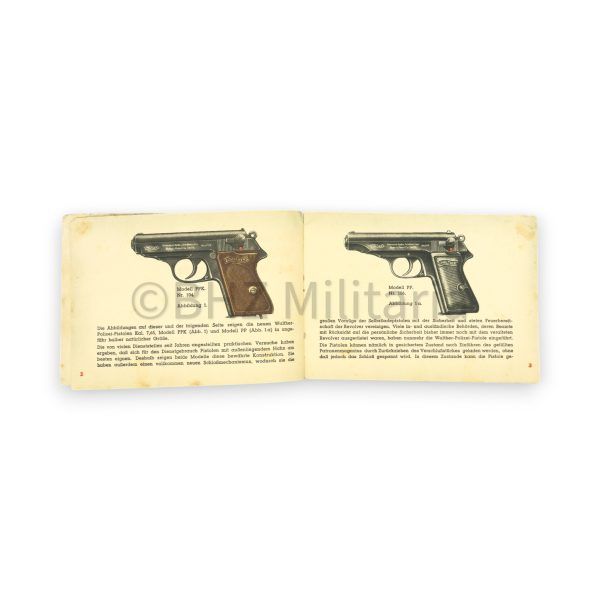 walther ppk doos, gebruiksaanwijzing etc (zeldzaam)