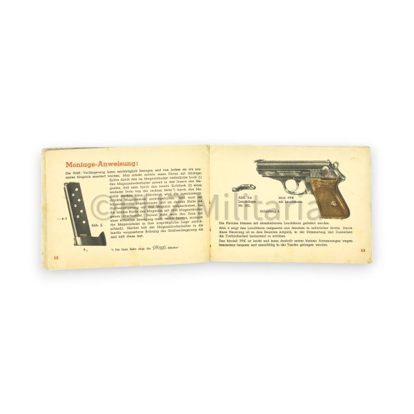 walther ppk doos, gebruiksaanwijzing etc (zeldzaam)