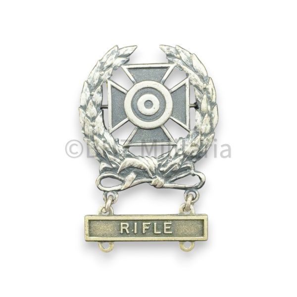 us army expert marksmanship badge rifle sterling