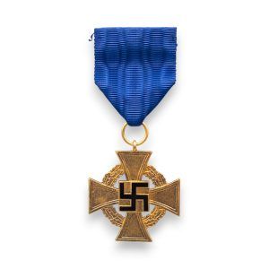 treue dienst ehrenzeichen in gold für 40 jahre