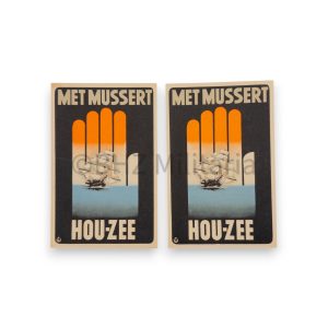 ansichtkaart met mussert hou zee