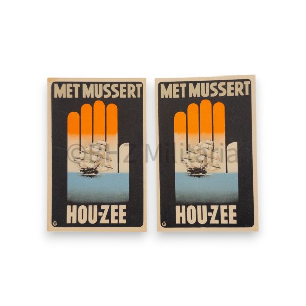 ansichtkaart met mussert hou zee