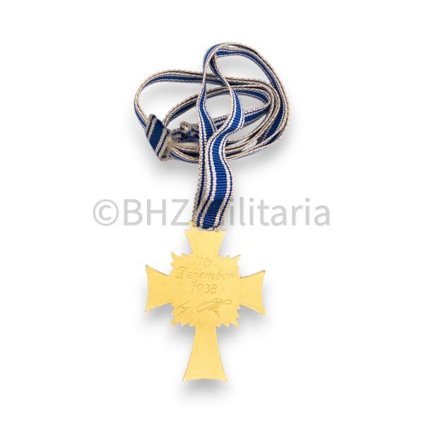 mutterkreuz / ehrenkreuz der deutschen mutter in gold