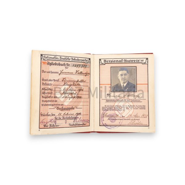 nsdap lidmaatschapboek 1937 #3697787