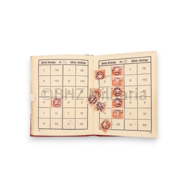nsdap lidmaatschapboek 1937 #3697787