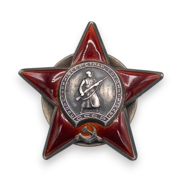 ussr groep orde van de rode ster en bevrijding praag met certificaten