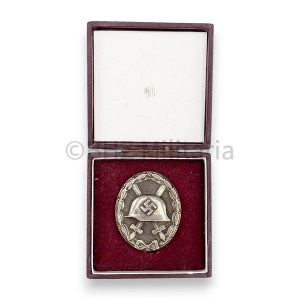 verwundetenabzeichen 1939 zilver hauptmünzamt in doosje