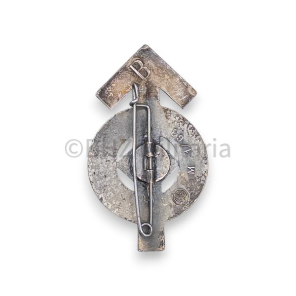 hj leistungsabzeichen m1/63 b stuck bronze