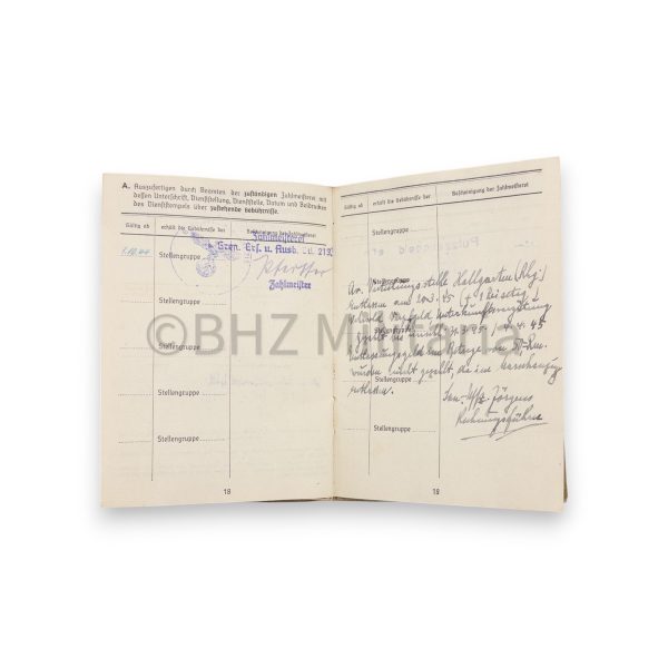 solbuch gefreiter landesschützen bataillon (laat oorlogs)