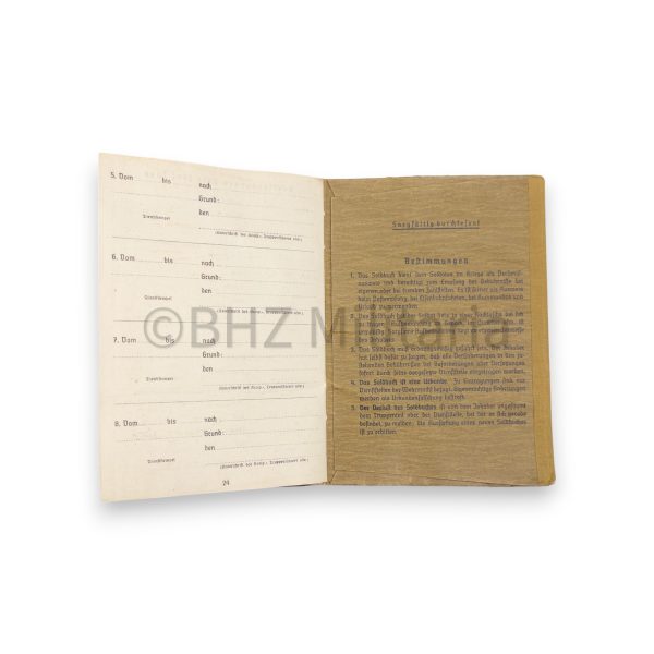 solbuch gefreiter landesschützen bataillon (laat oorlogs)
