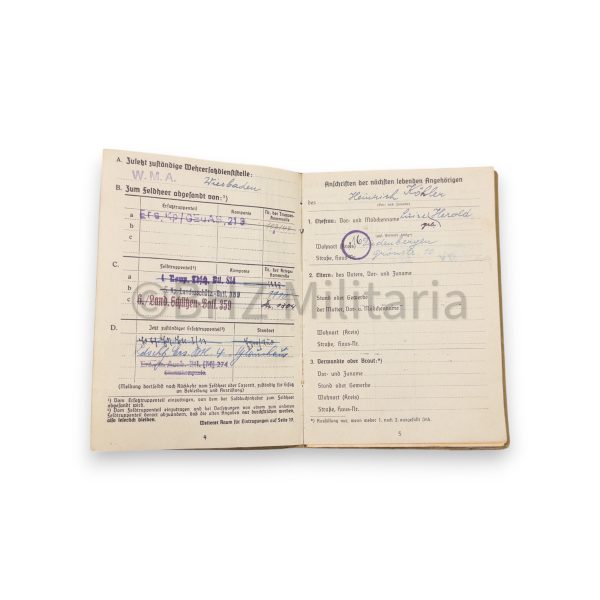 solbuch gefreiter landesschützen bataillon (laat oorlogs)