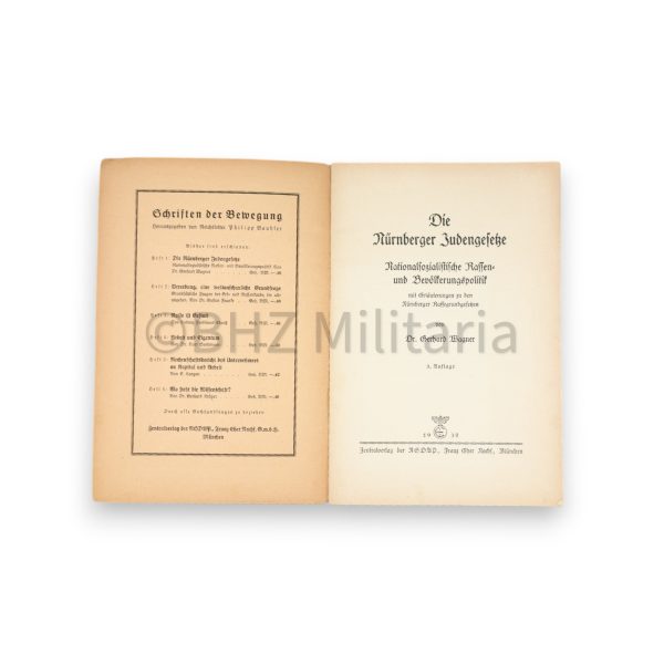 die nürnberger judengesetze dr gerhard wagner