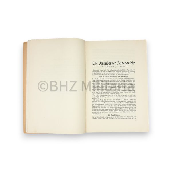 die nürnberger judengesetze dr gerhard wagner