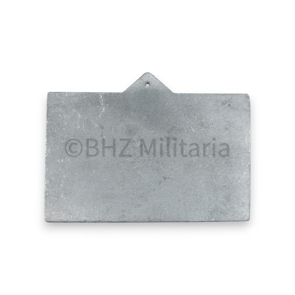 metalen plaatje generaal h.g. winkelman