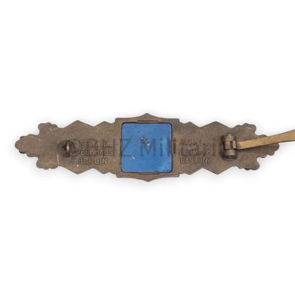 nahkampfspange bronze agmuk blaue platte 1st pattern