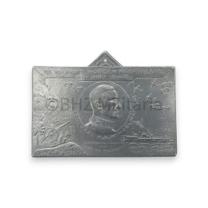 metalen plaatje generaal h.g. winkelman