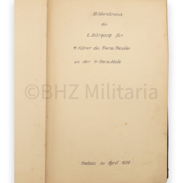 fotoalbum 2. lehrgang ss führer ss verw.schule dachau (uniek)