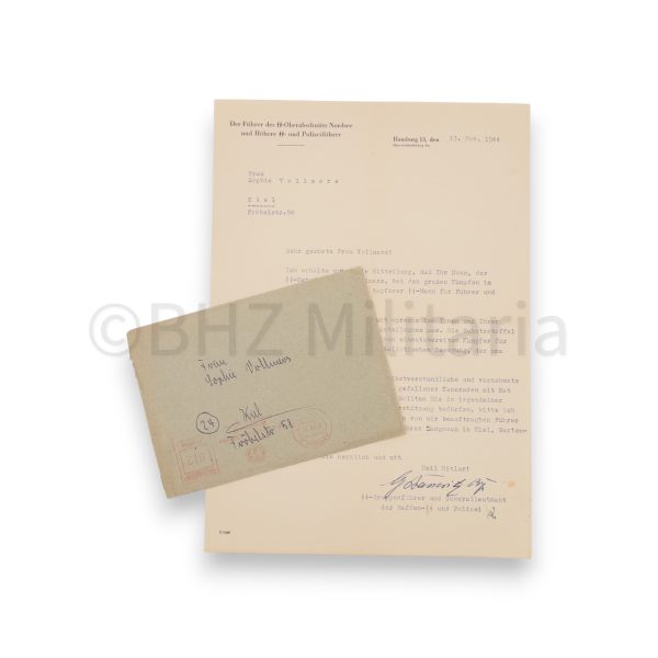 documentengroep ss hstuf. vollmers 34. ss frw grenadier division landstorm nederland