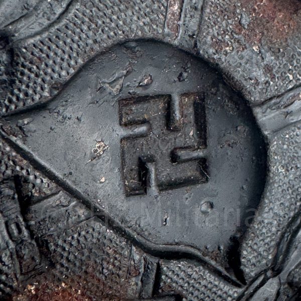 verwundetenabzeichen 1939 schwarz 129 fritz kohm (zeldzaam)